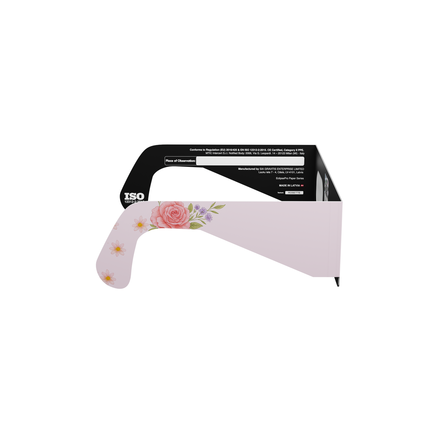 Rosette Solar Eclipse Paper Glasses