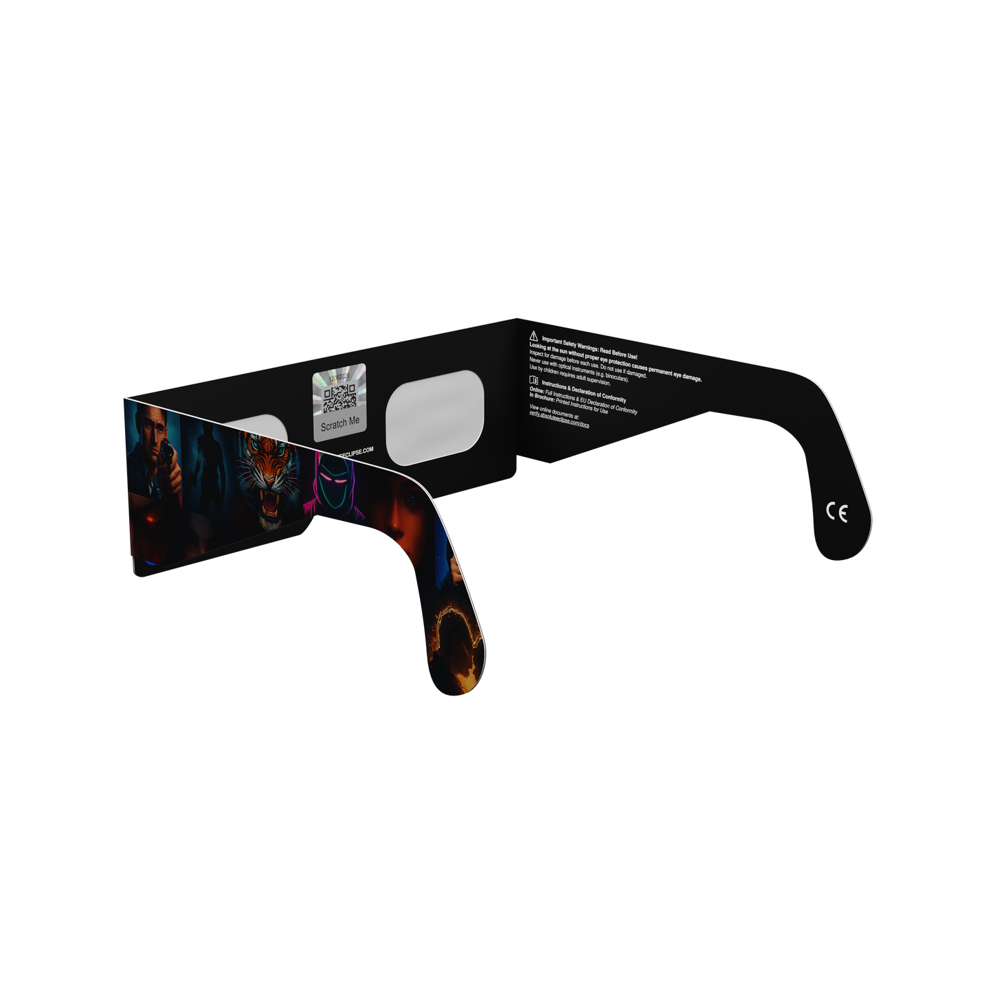 Storyboard Solar Eclipse Paper Glasses