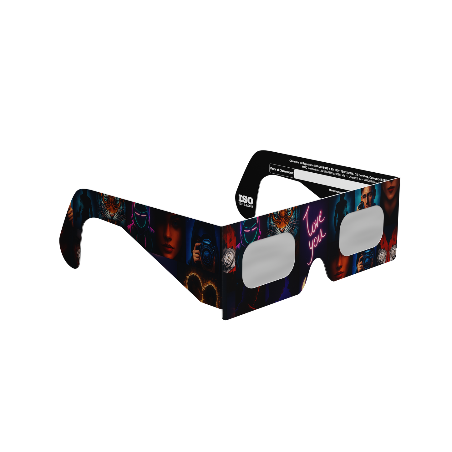 Storyboard Solar Eclipse Paper Glasses