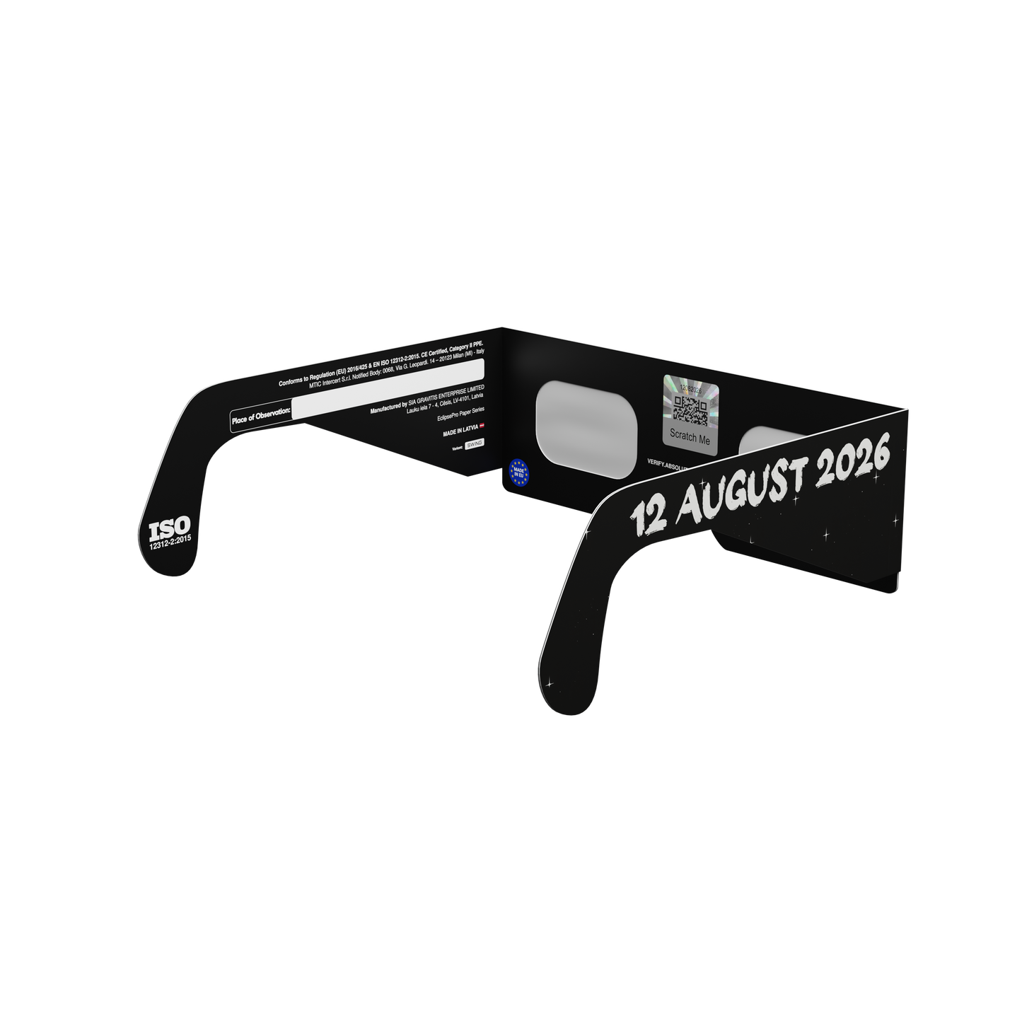 Swing Solar Eclipse Paper Glasses