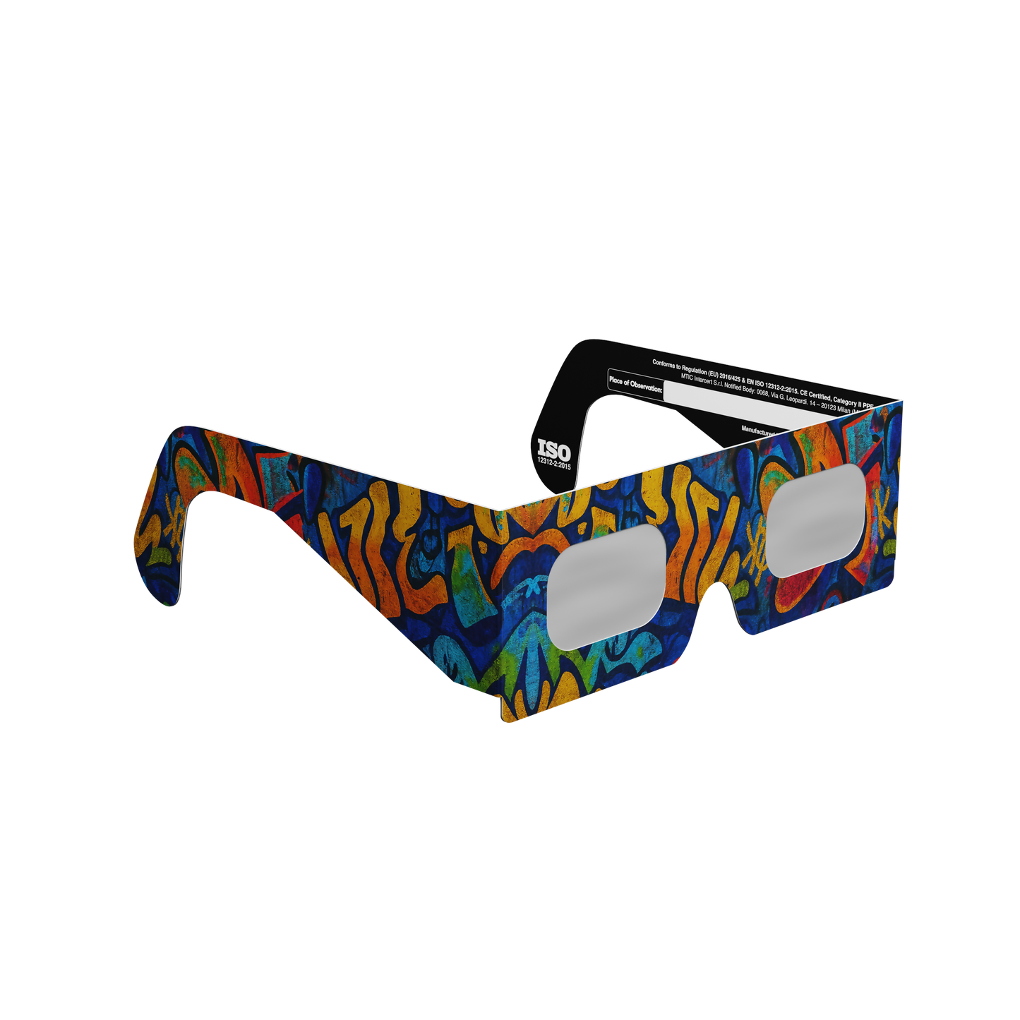 Urban Solar Eclipse Paper Glasses