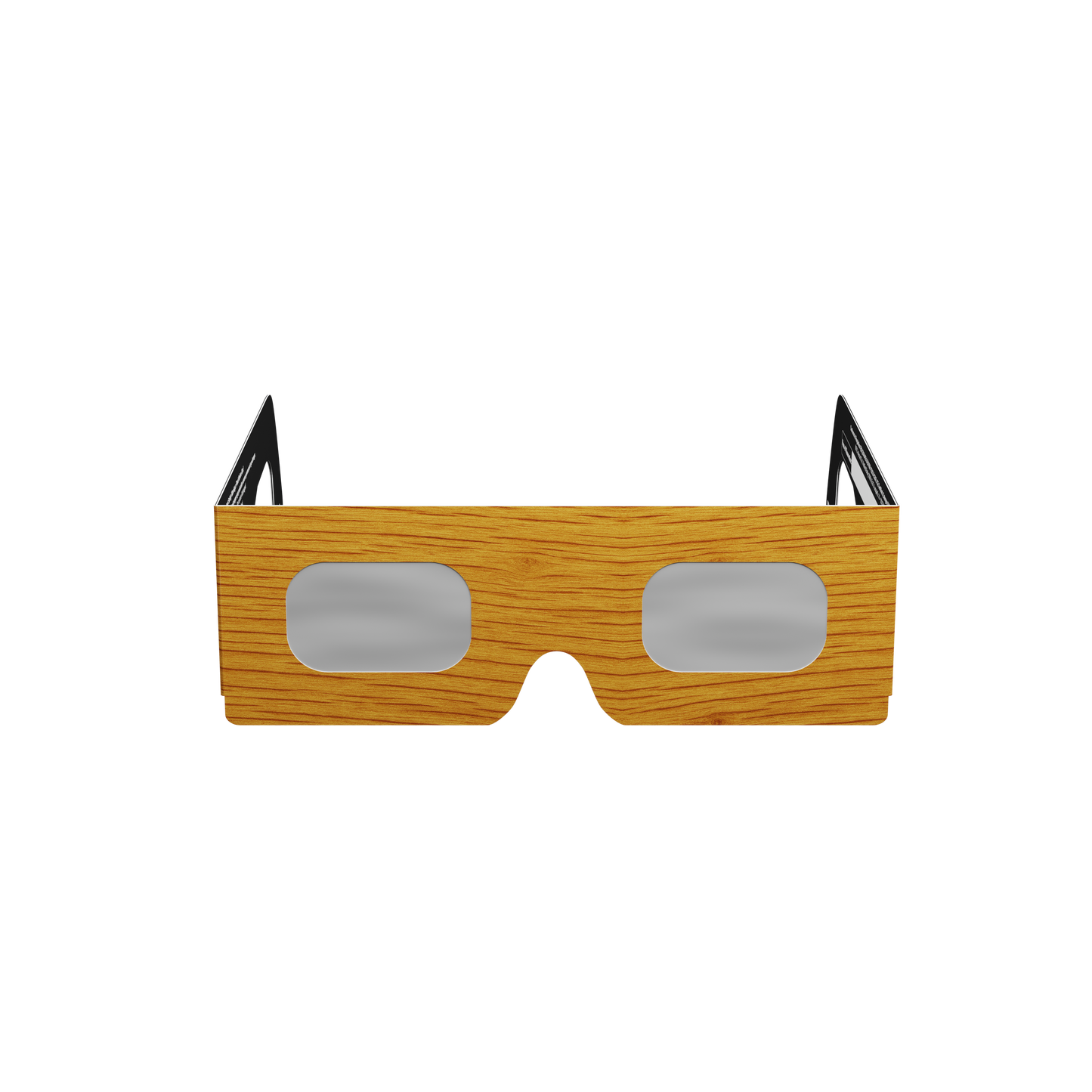 Wood Solar Eclipse Paper Glasses