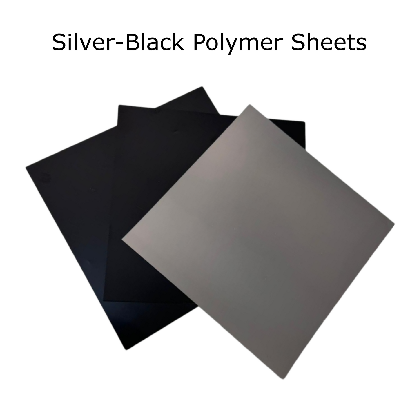 Silver-Black Polymer Solar Filter Sheet, DIY