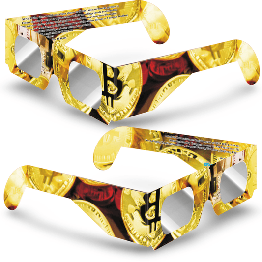 Solar Eclipse Glasses - Bitcoin Crypto Design - Absolute Eclipse