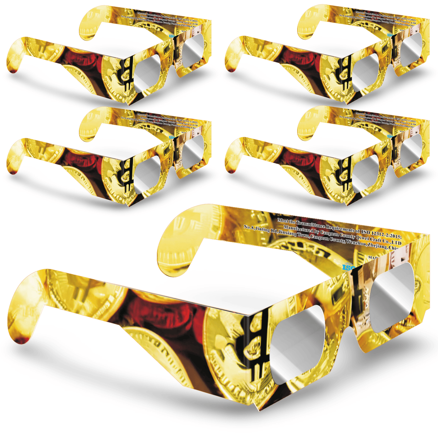 Solar Eclipse Glasses - Bitcoin Crypto Design - Absolute Eclipse