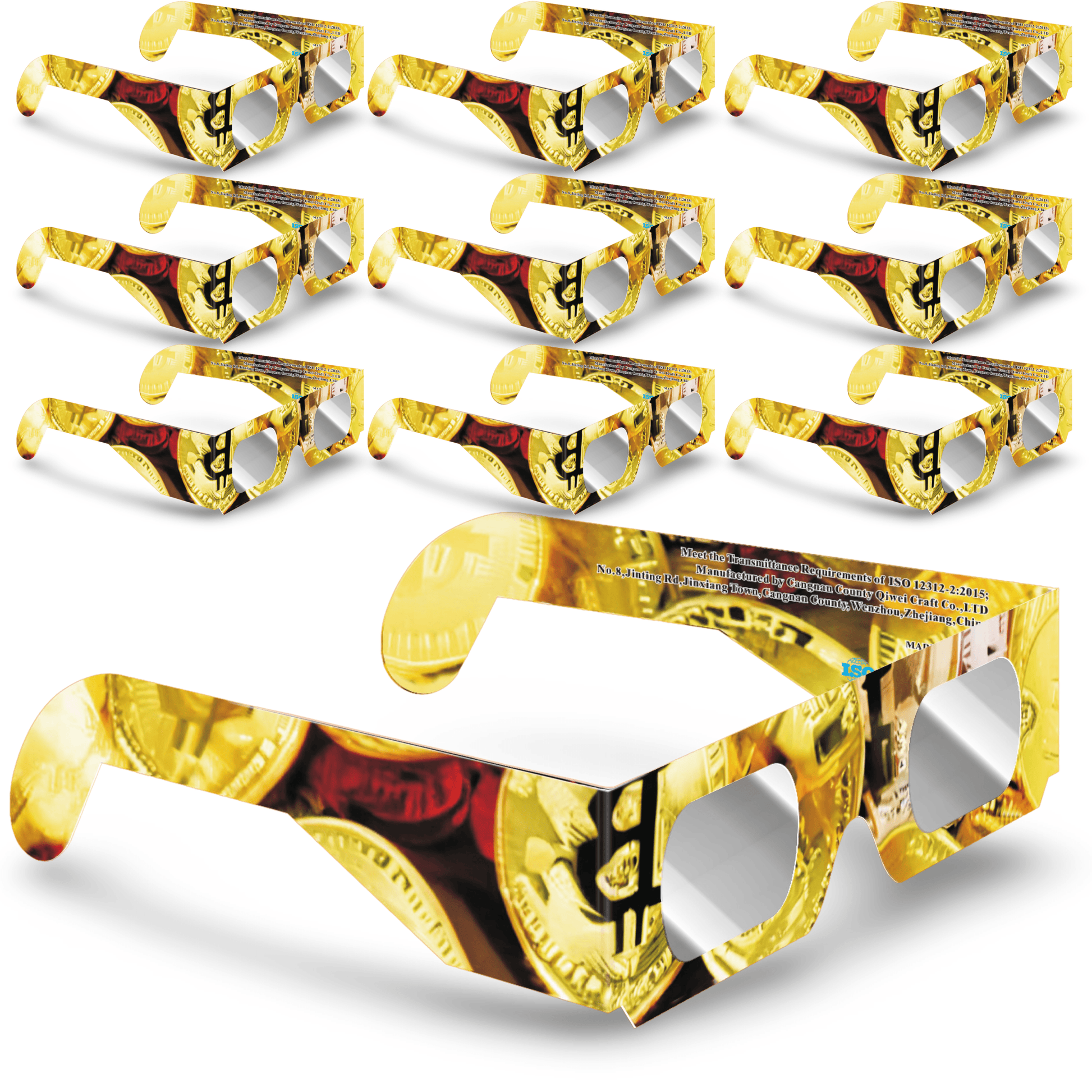 Solar Eclipse Glasses - Bitcoin Crypto Design - Absolute Eclipse