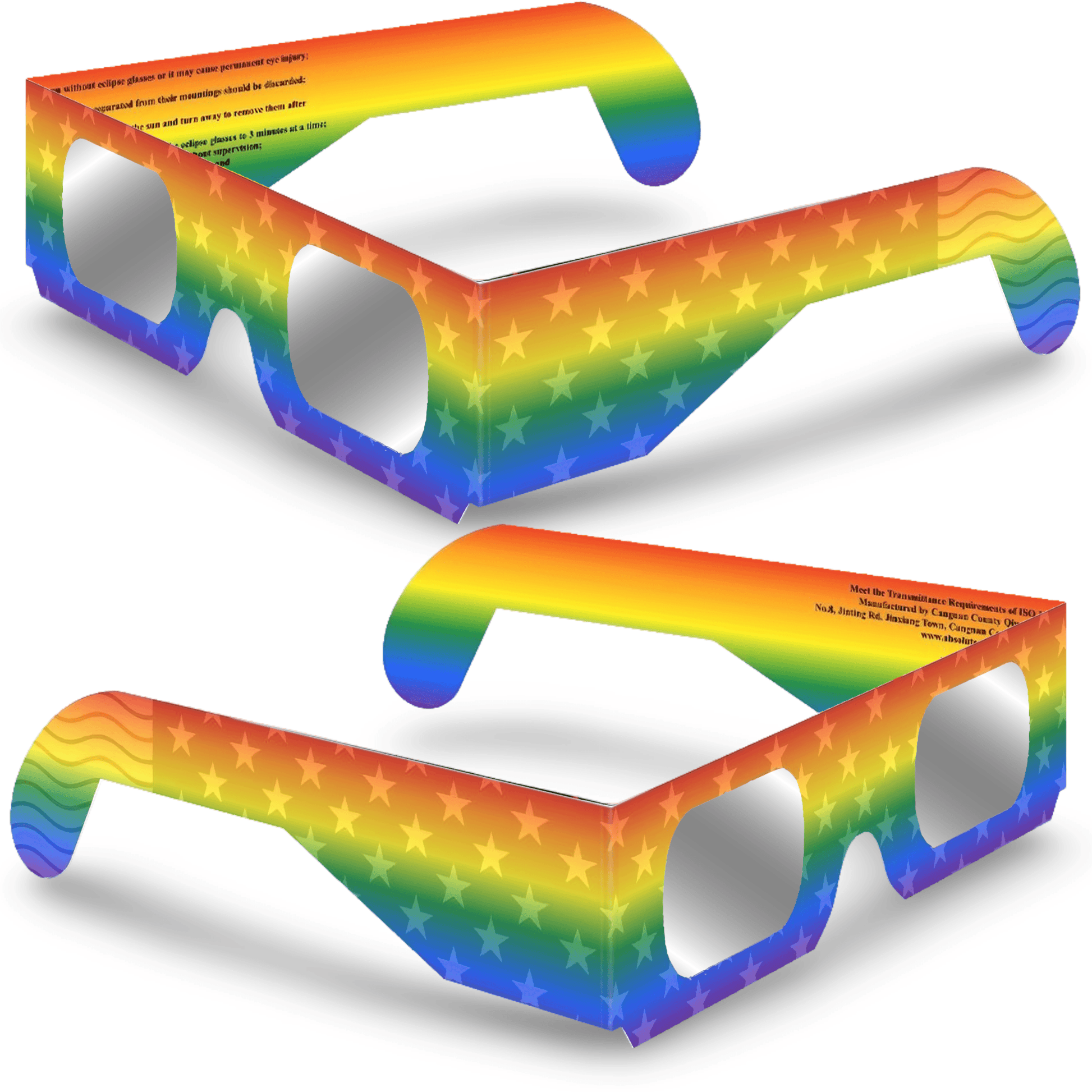 Solar Eclipse Glasses - Rainbow - Absolute Eclipse