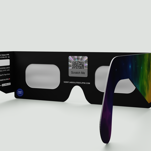 Eclipse glasses verification system