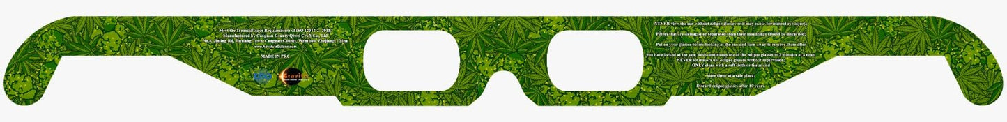 5X PREMIUM SOLAR ECLIPSE VIEWING GLASSES - Cannabis